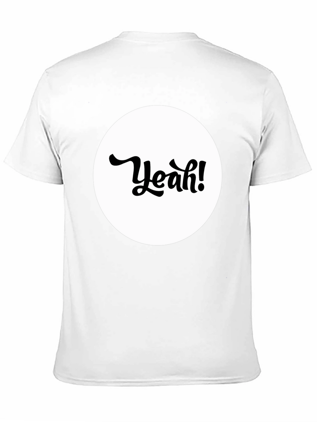 Yeah! Graphic Tee - Black Cotton T-Shirt