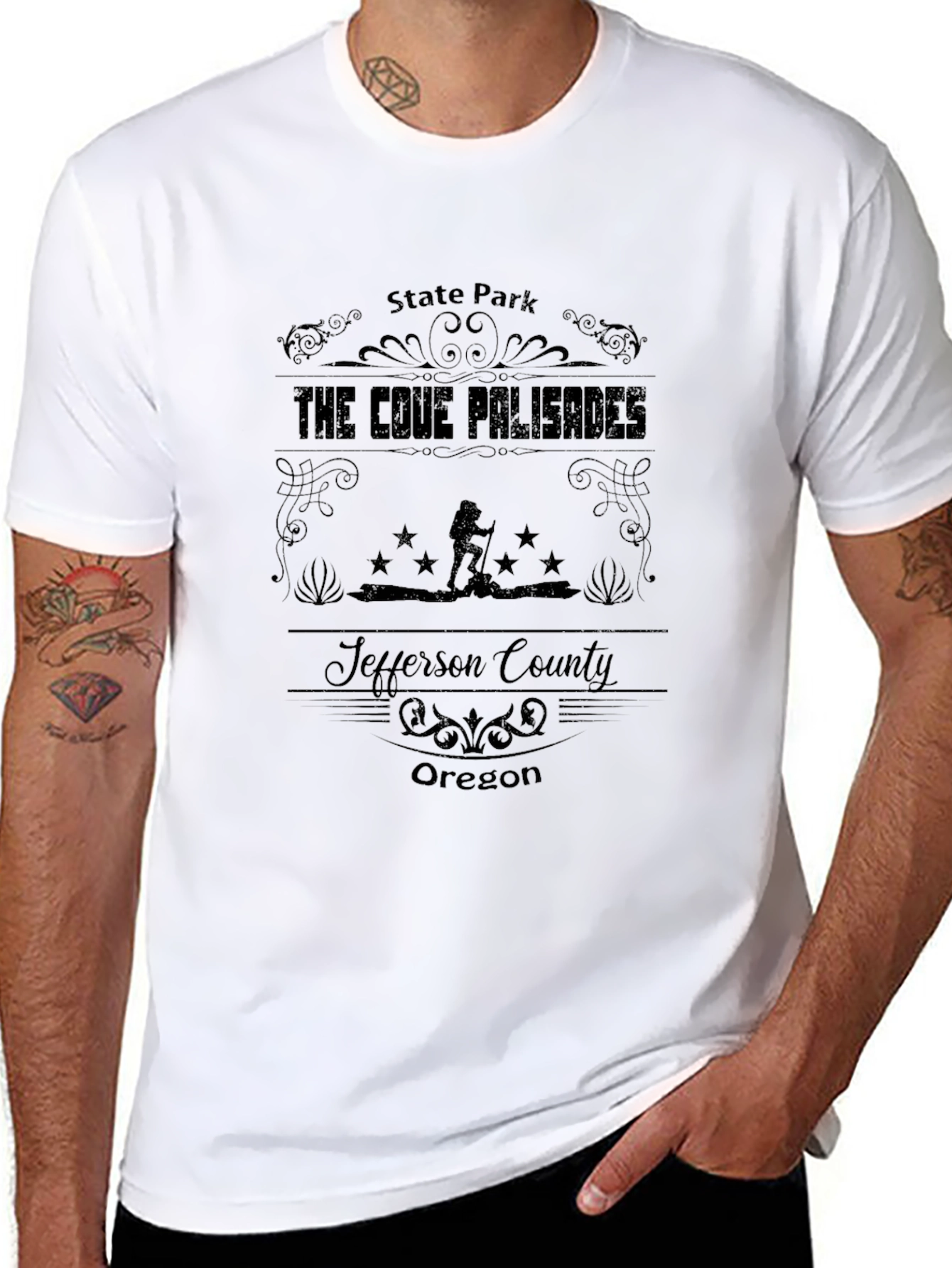 The Cove Palisades State Park Black T-Shirt