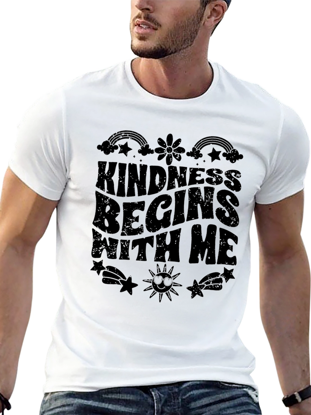 Kindness Begins With Me Graphic T-Shirt