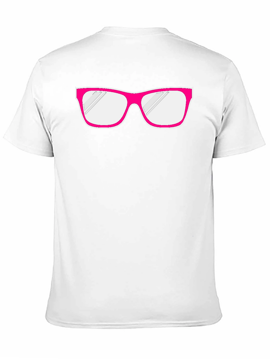 Fun Pink Glasses Graphic T-Shirt - Quirky & Stylish