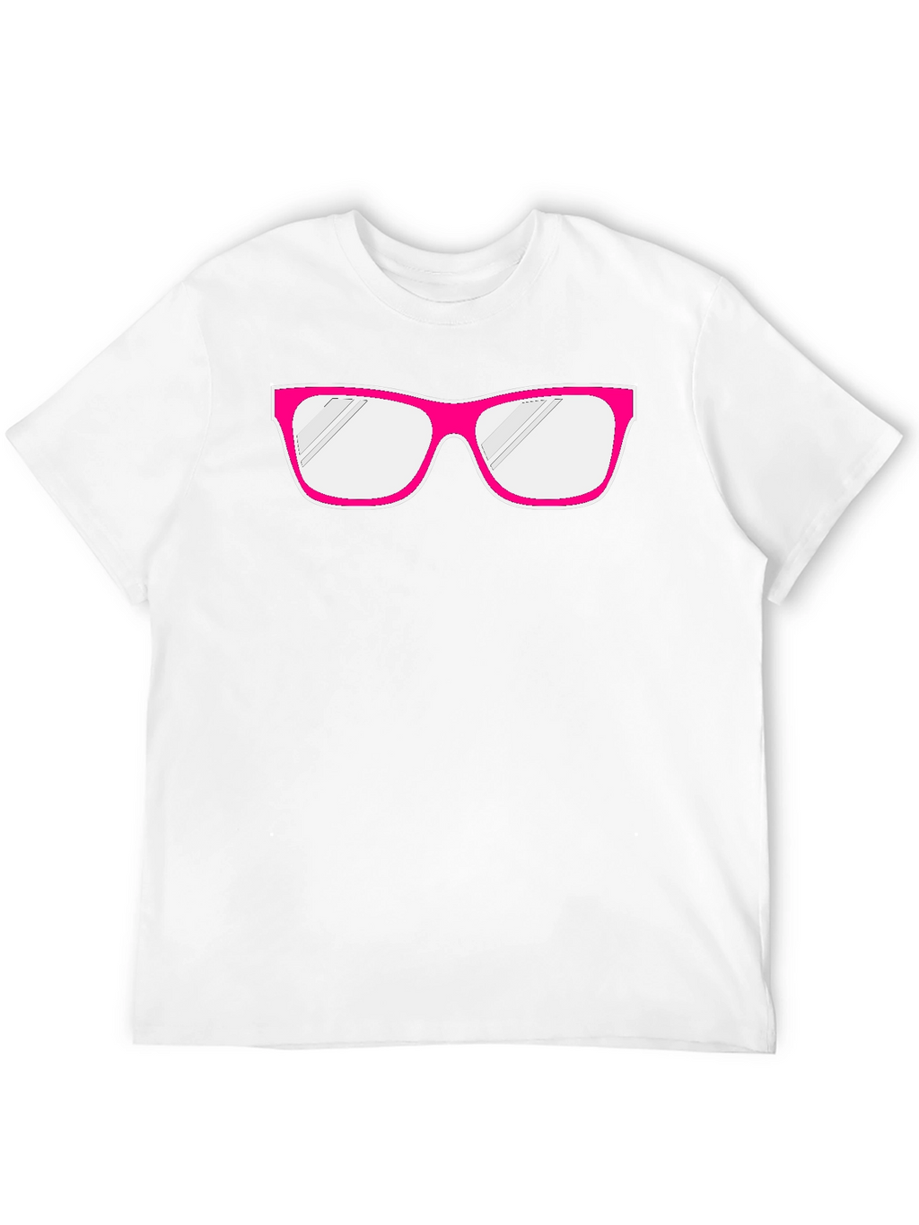Fun Pink Glasses Graphic T-Shirt - Quirky & Stylish