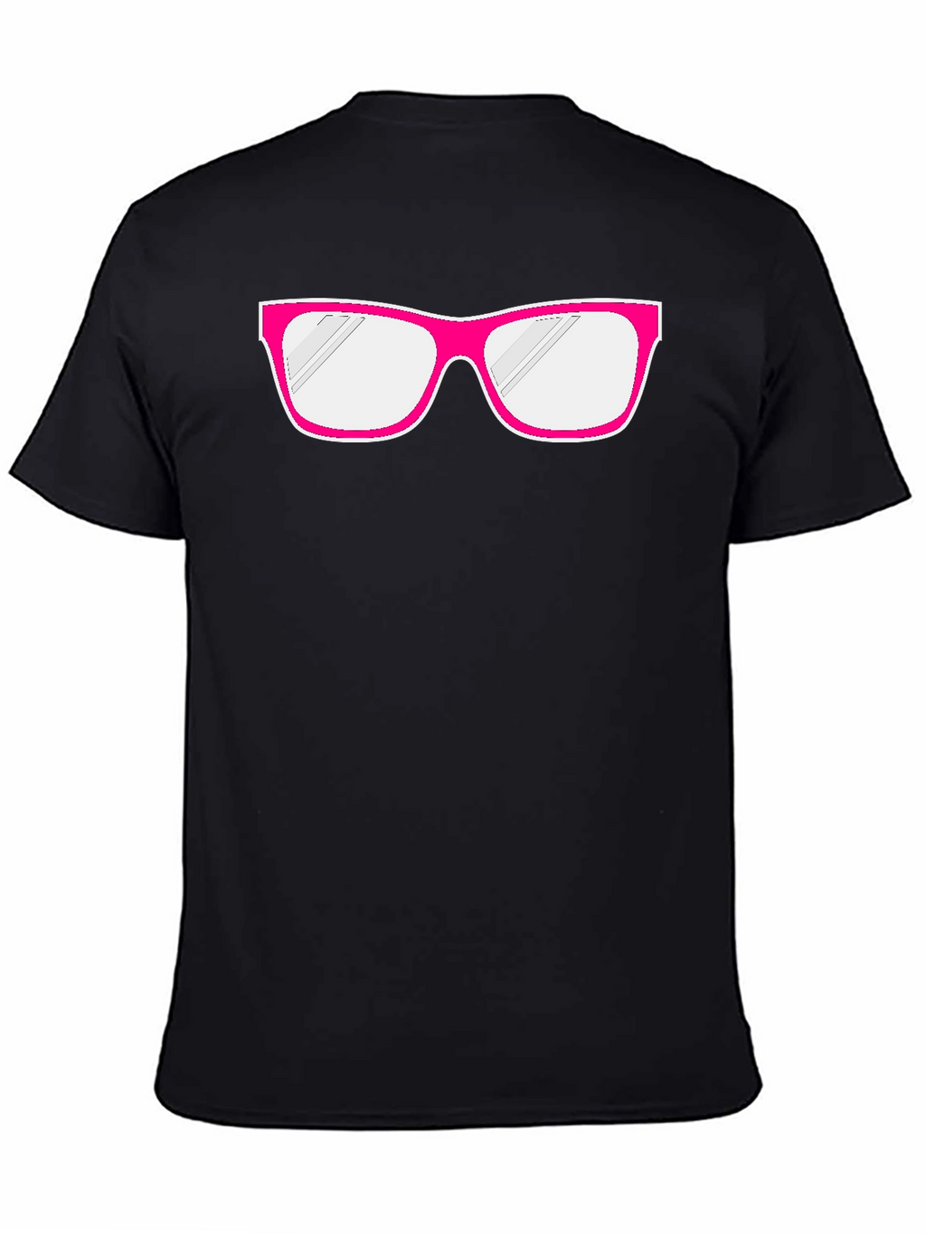 Fun Pink Glasses Graphic T-Shirt - Quirky & Stylish