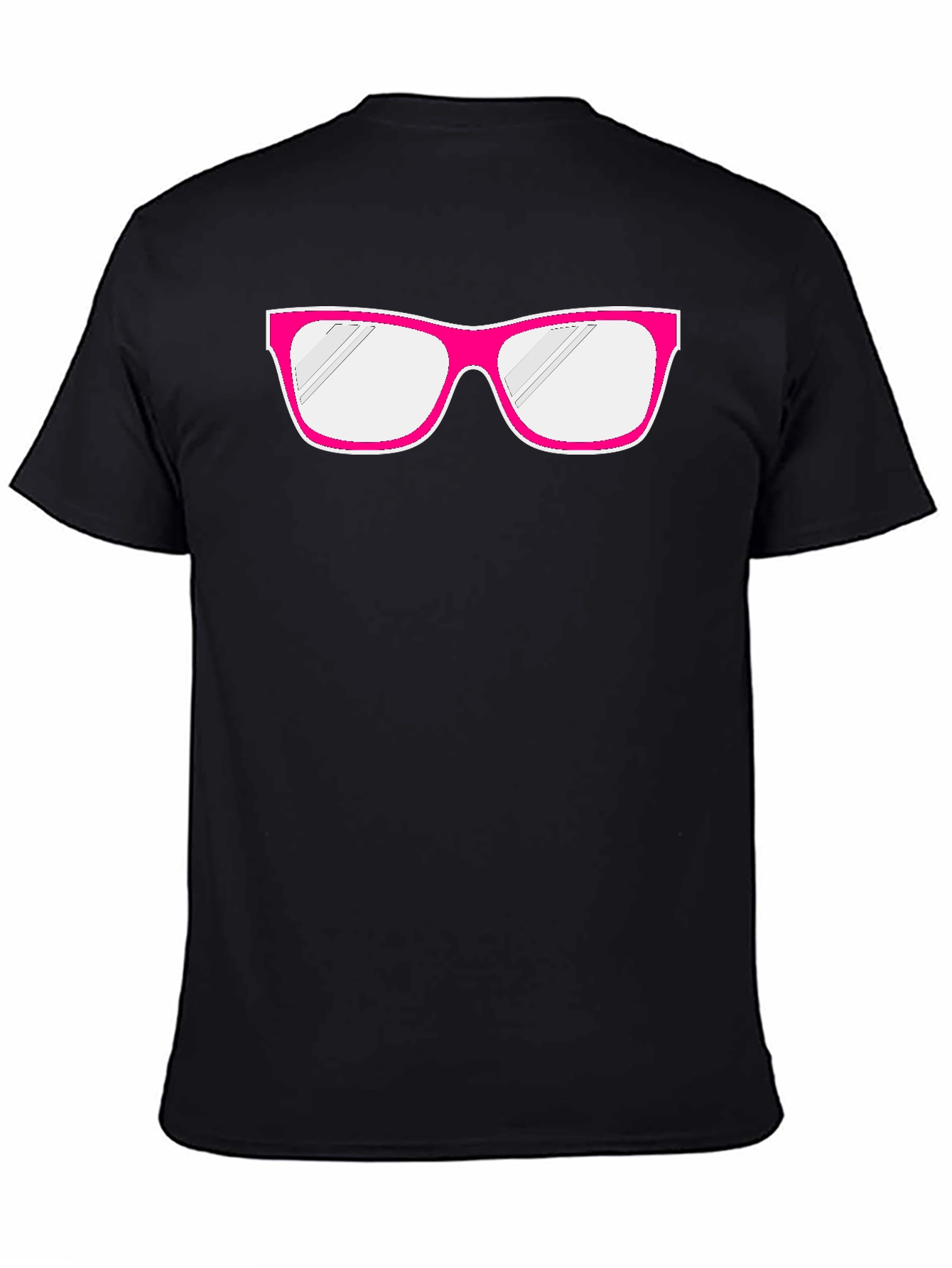 Fun Pink Glasses Graphic T-Shirt - Quirky & Stylish
