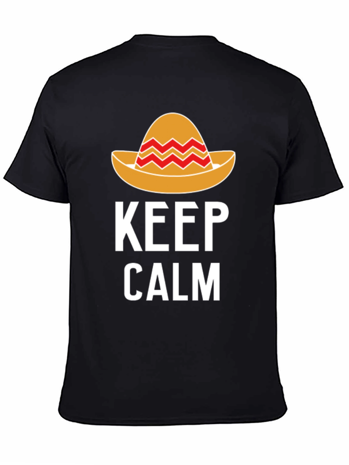 Keep Calm Sombrero T-Shirt - Fiesta Fun!