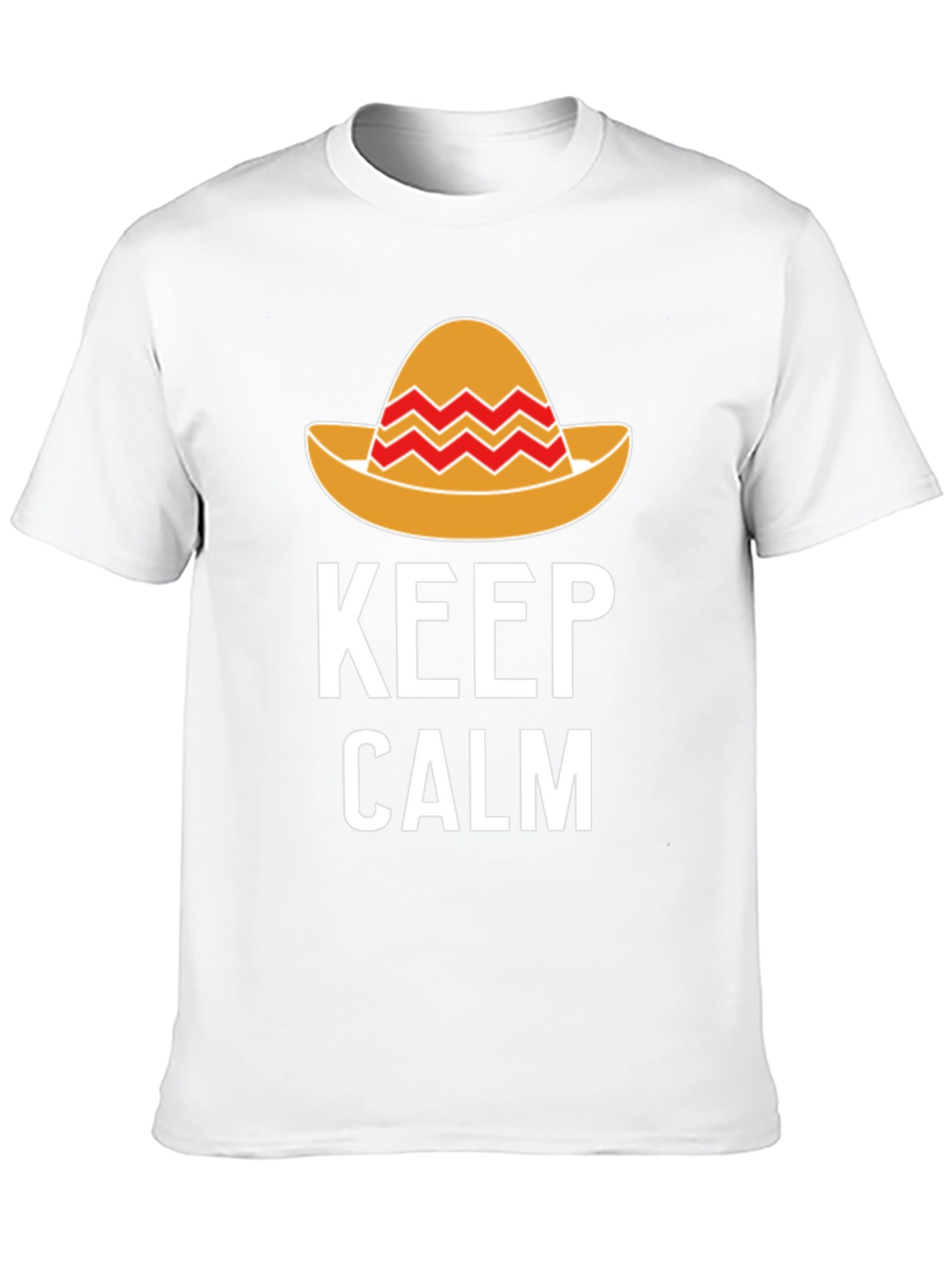 Keep Calm Sombrero T-Shirt - Fiesta Fun!