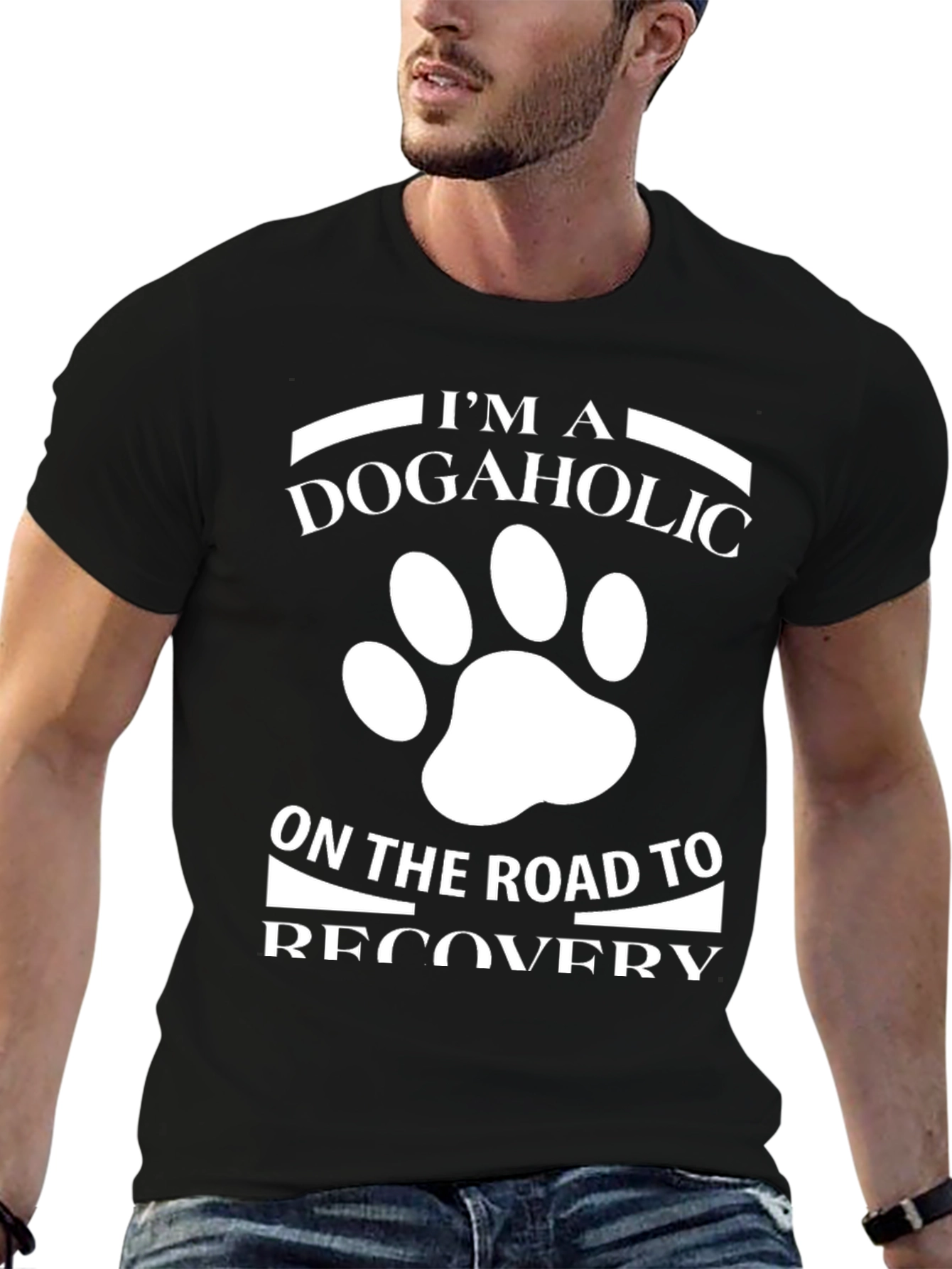 Dogaholic Recovery T-Shirt - Funny Dog Lover Tee