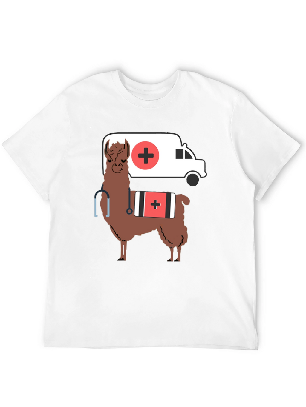 Llama Doctor T-Shirt - Funny Medical Apparel