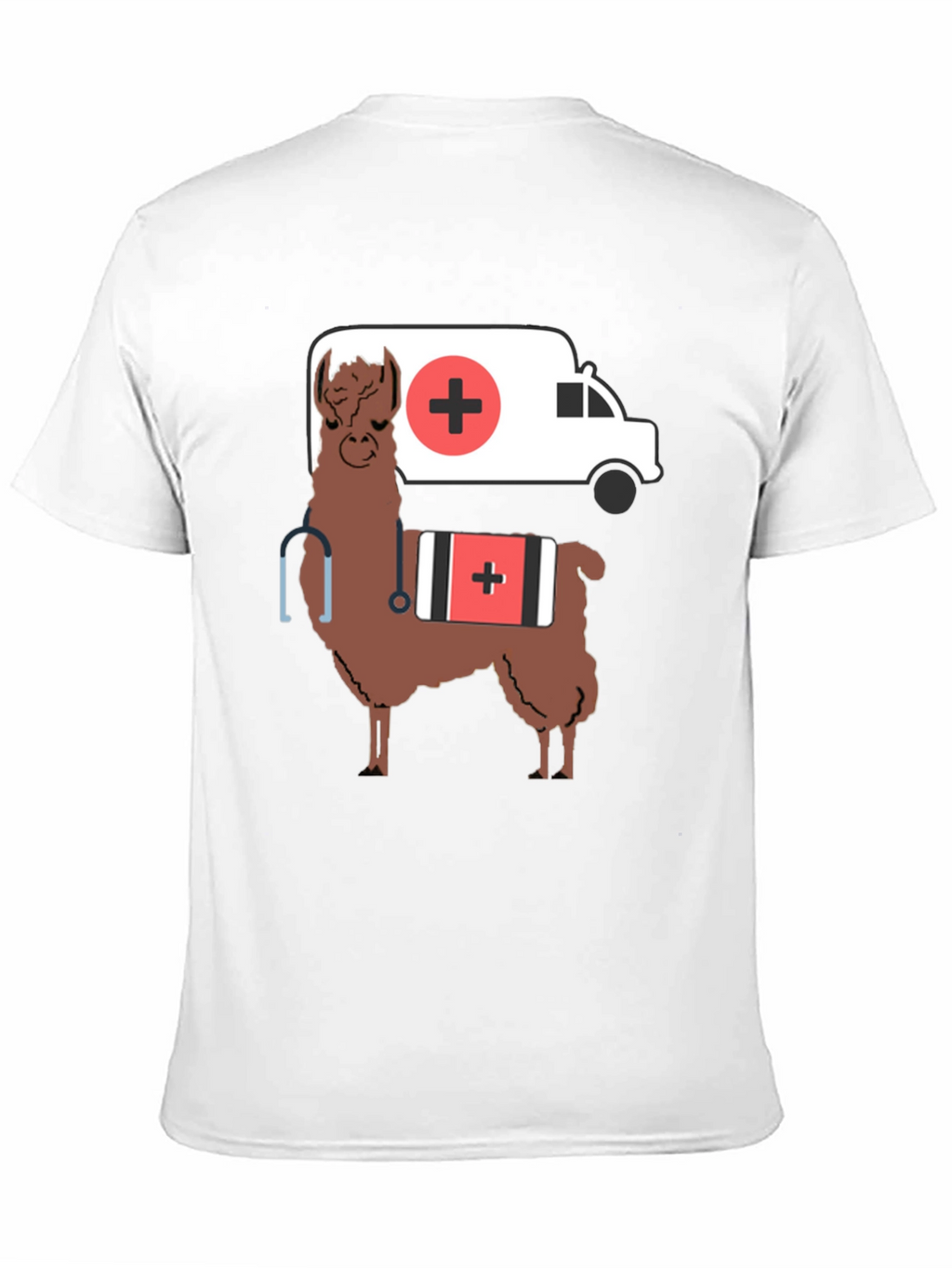 Llama Doctor T-Shirt - Funny Medical Apparel