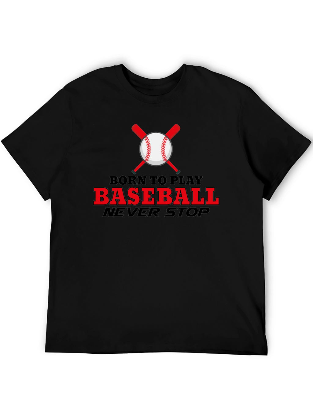 Born To Play Baseball T-Shirt