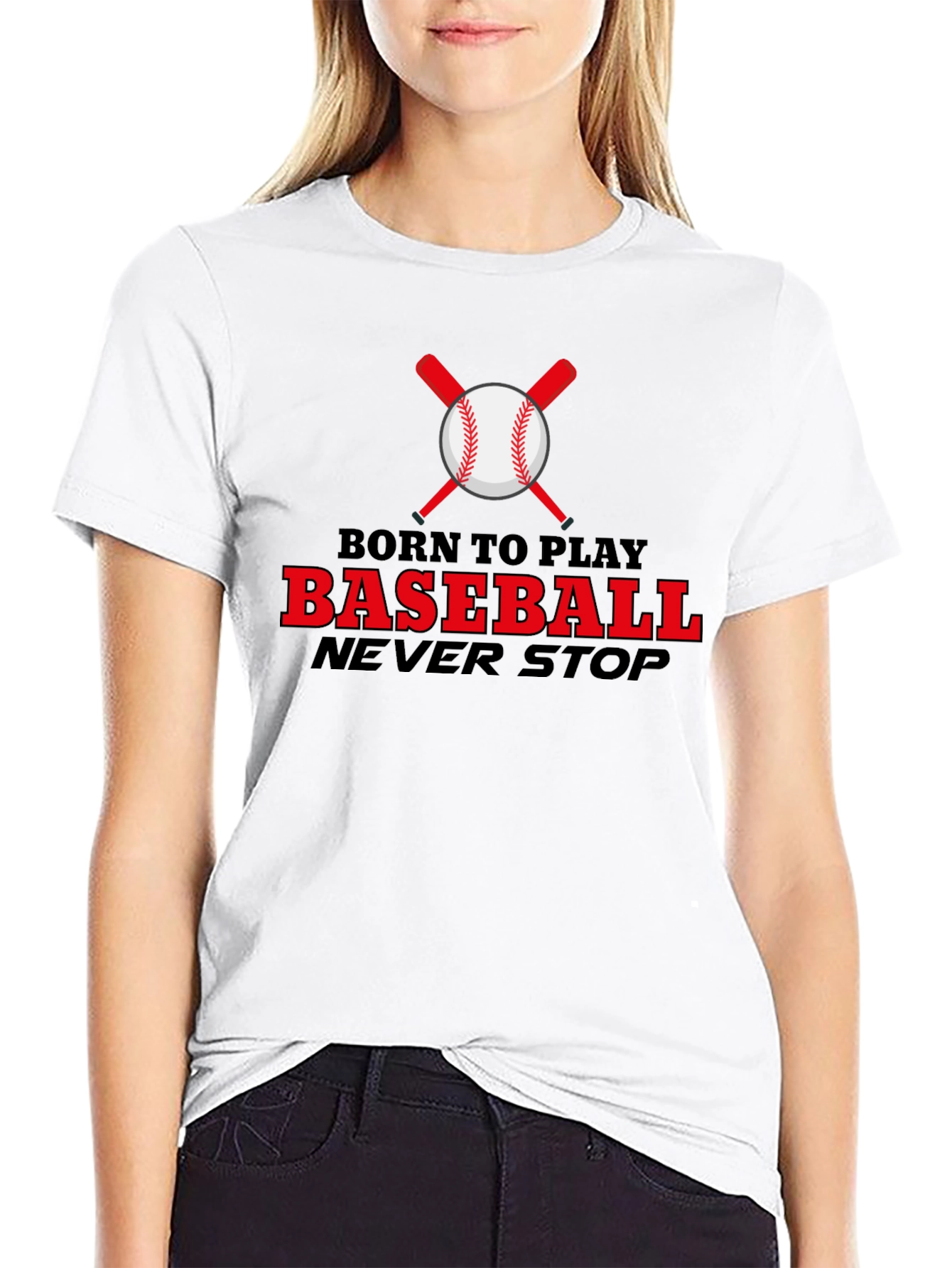 Born To Play Baseball T-Shirt