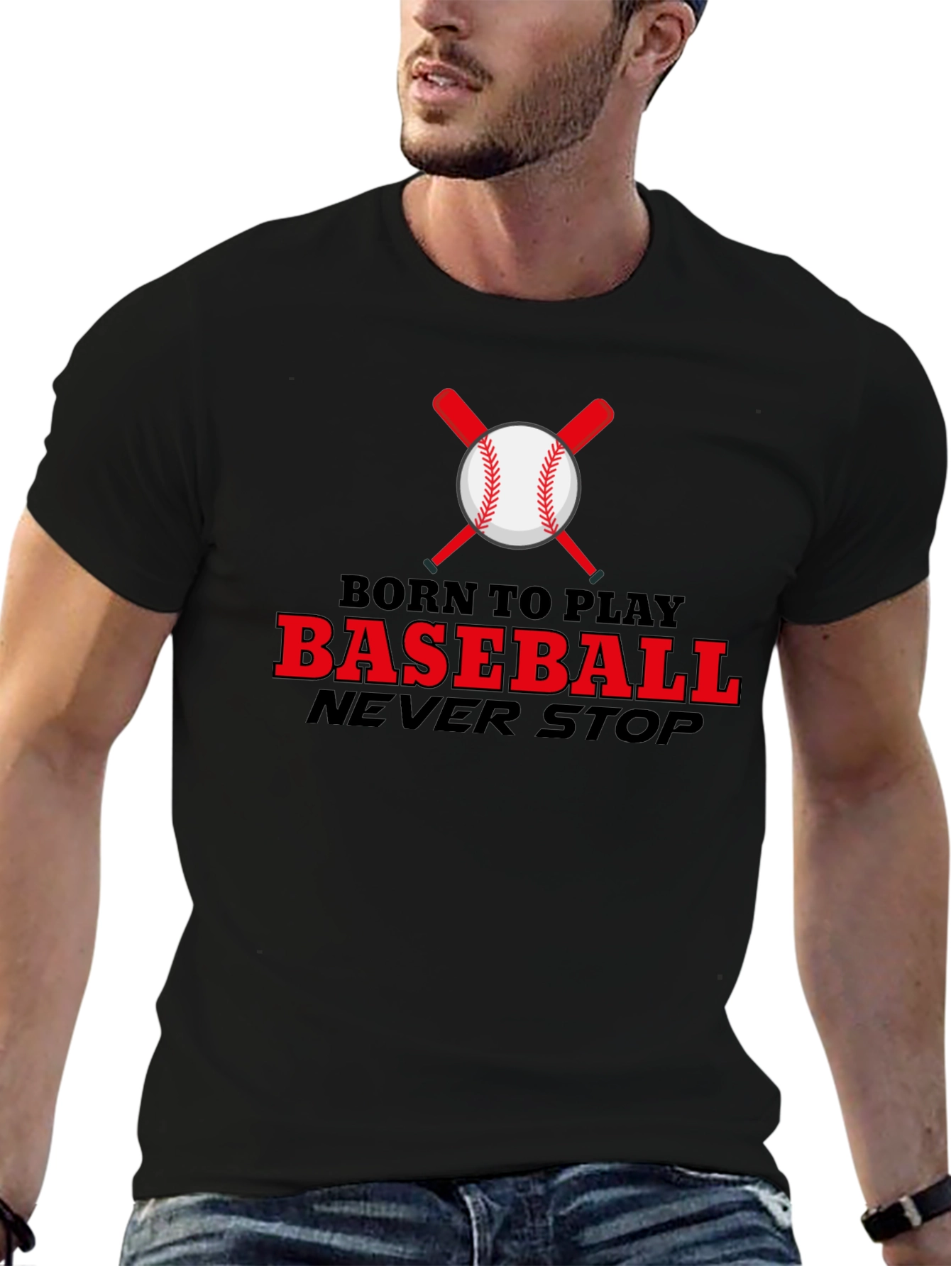 Born To Play Baseball T-Shirt