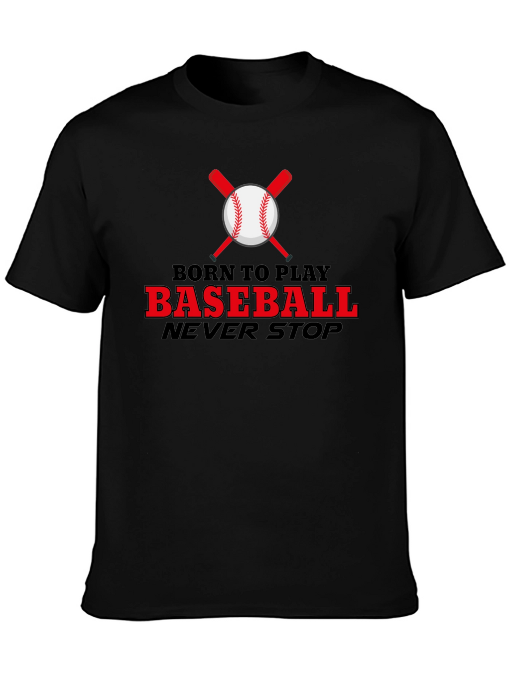 Born To Play Baseball T-Shirt