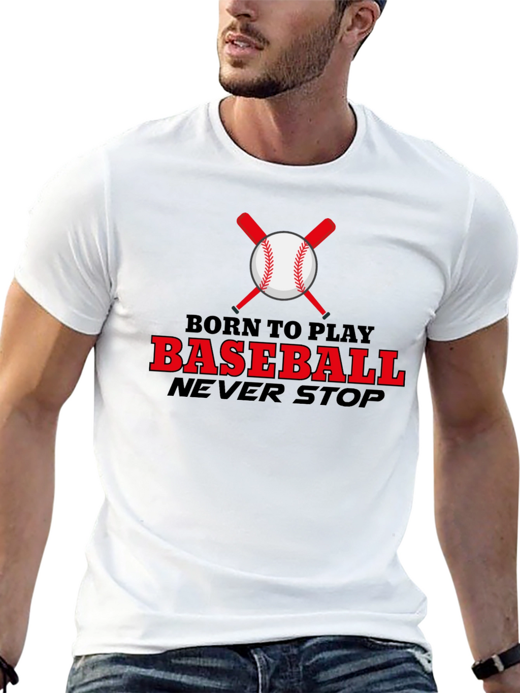 Born To Play Baseball T-Shirt
