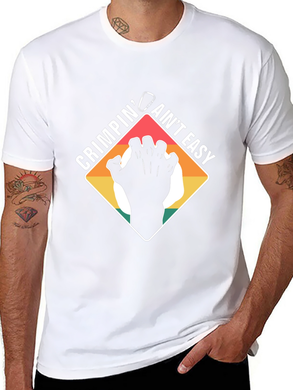 Crimpin Aint Easy Climbing T-Shirt