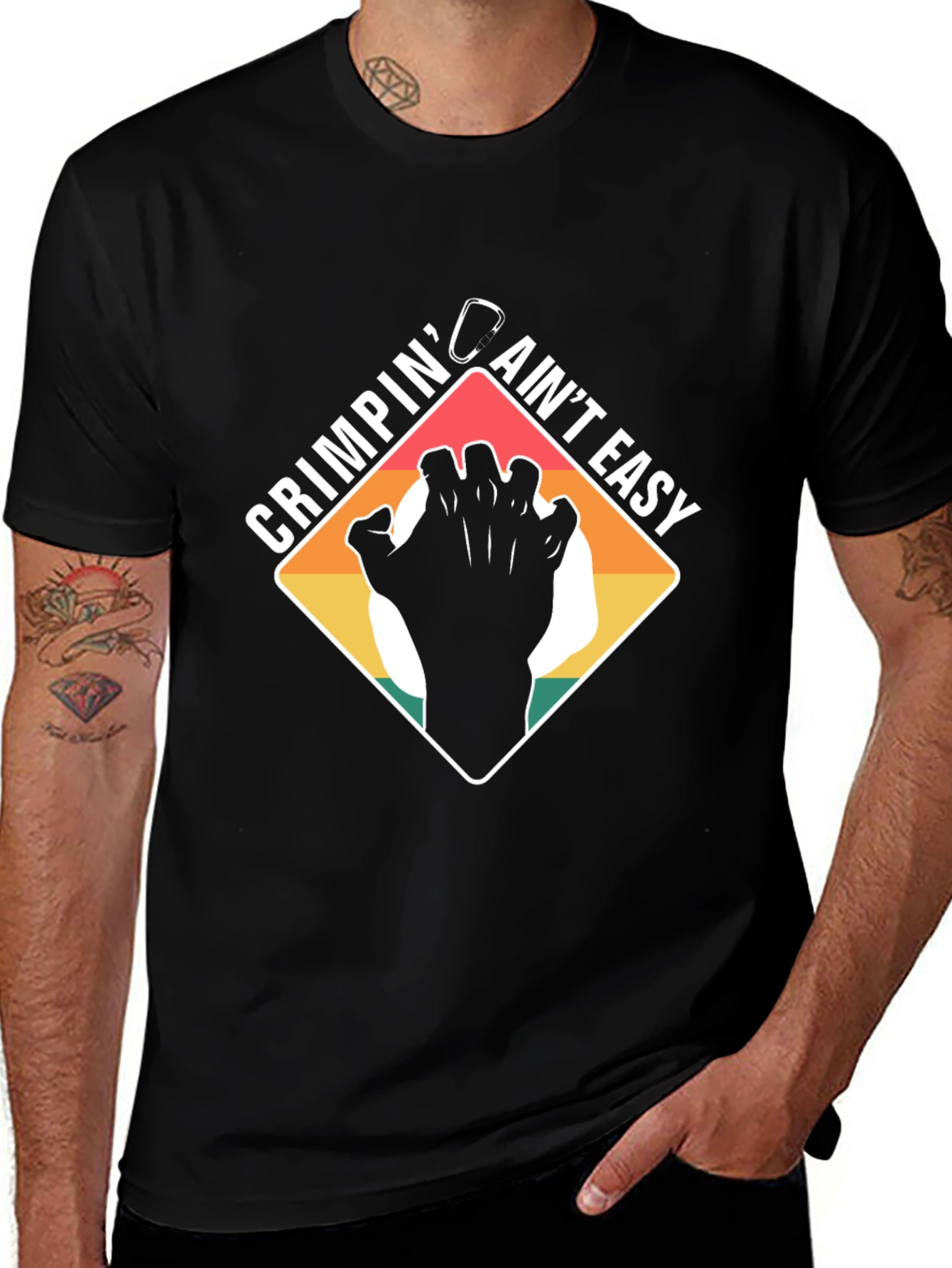 Crimpin Aint Easy Climbing T-Shirt