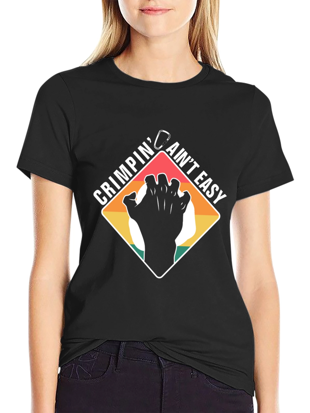 Crimpin Aint Easy Climbing T-Shirt