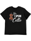 Yes I Speak Cello Musician T-Shirt