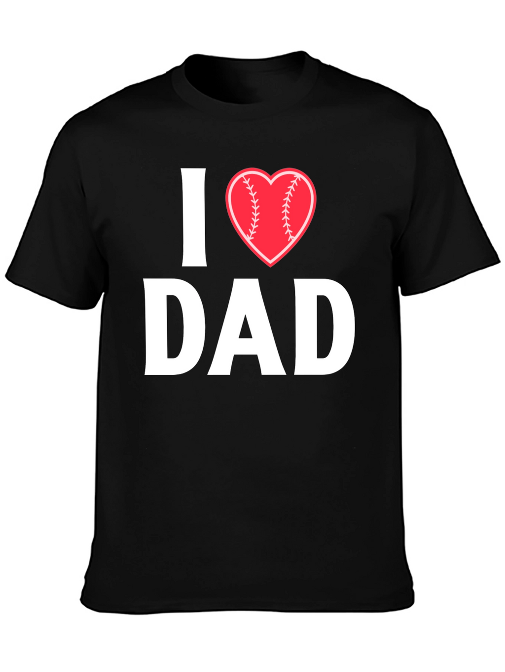 I Heart Baseball Dad T-Shirt