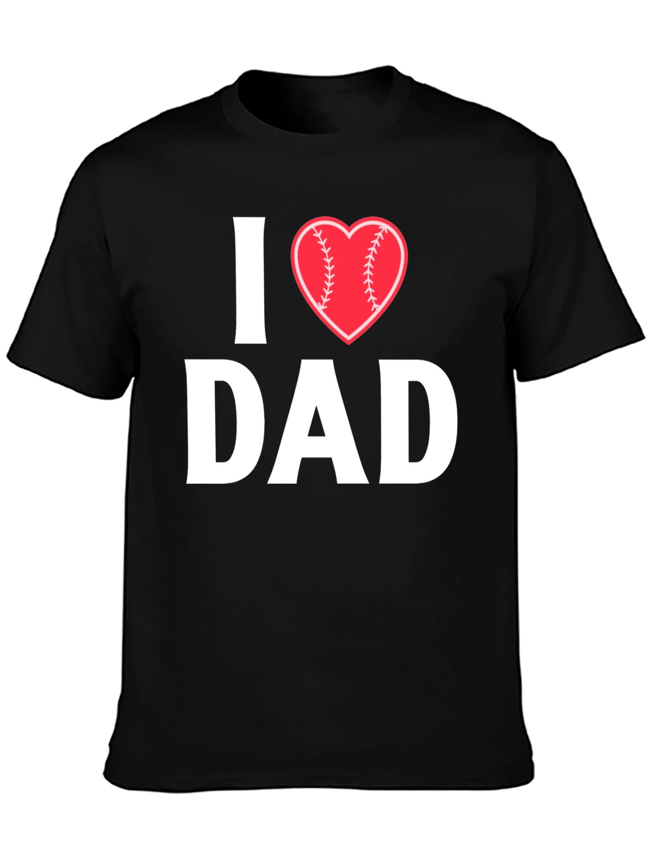 I Heart Baseball Dad T-Shirt