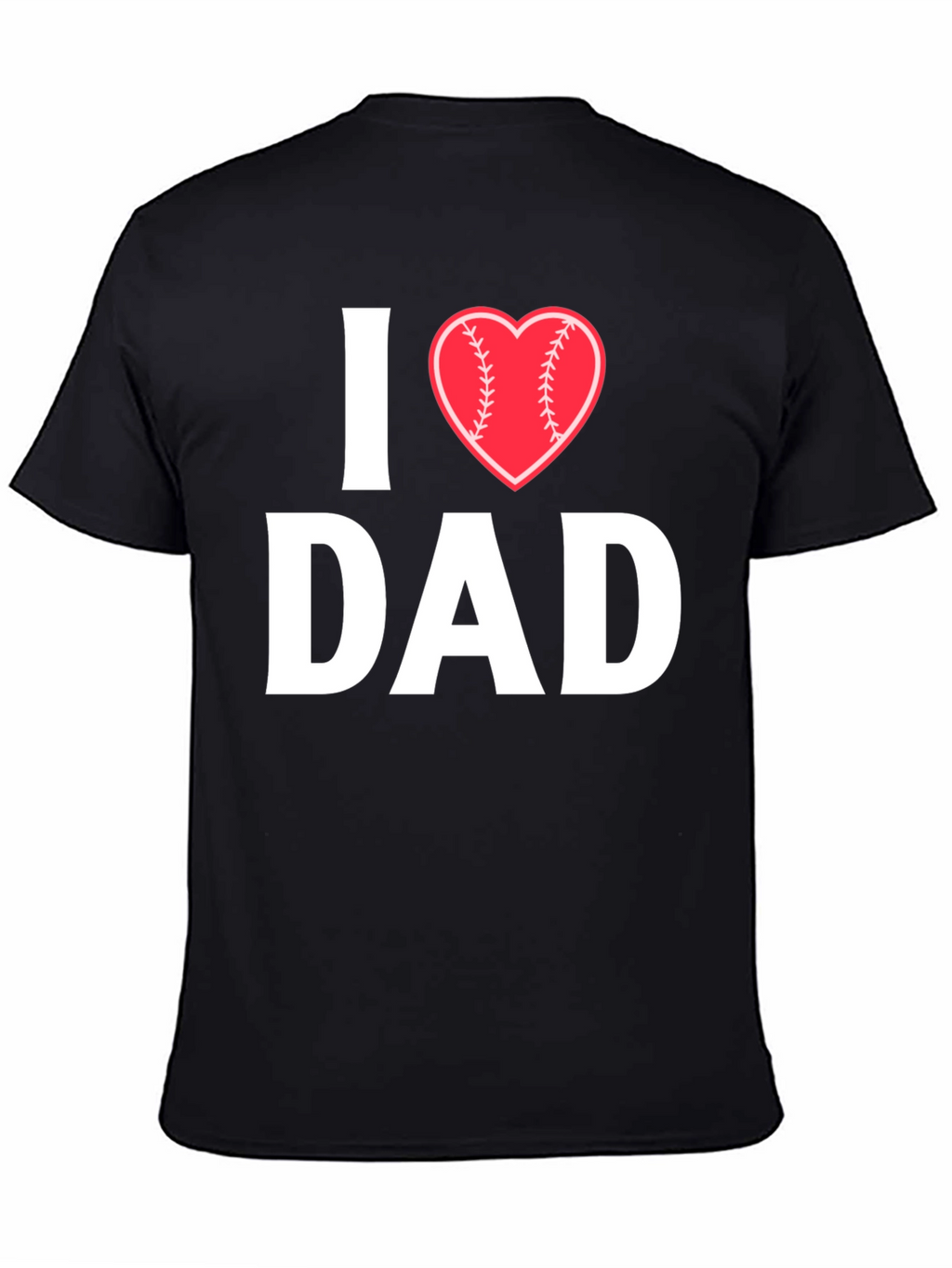 I Heart Baseball Dad T-Shirt