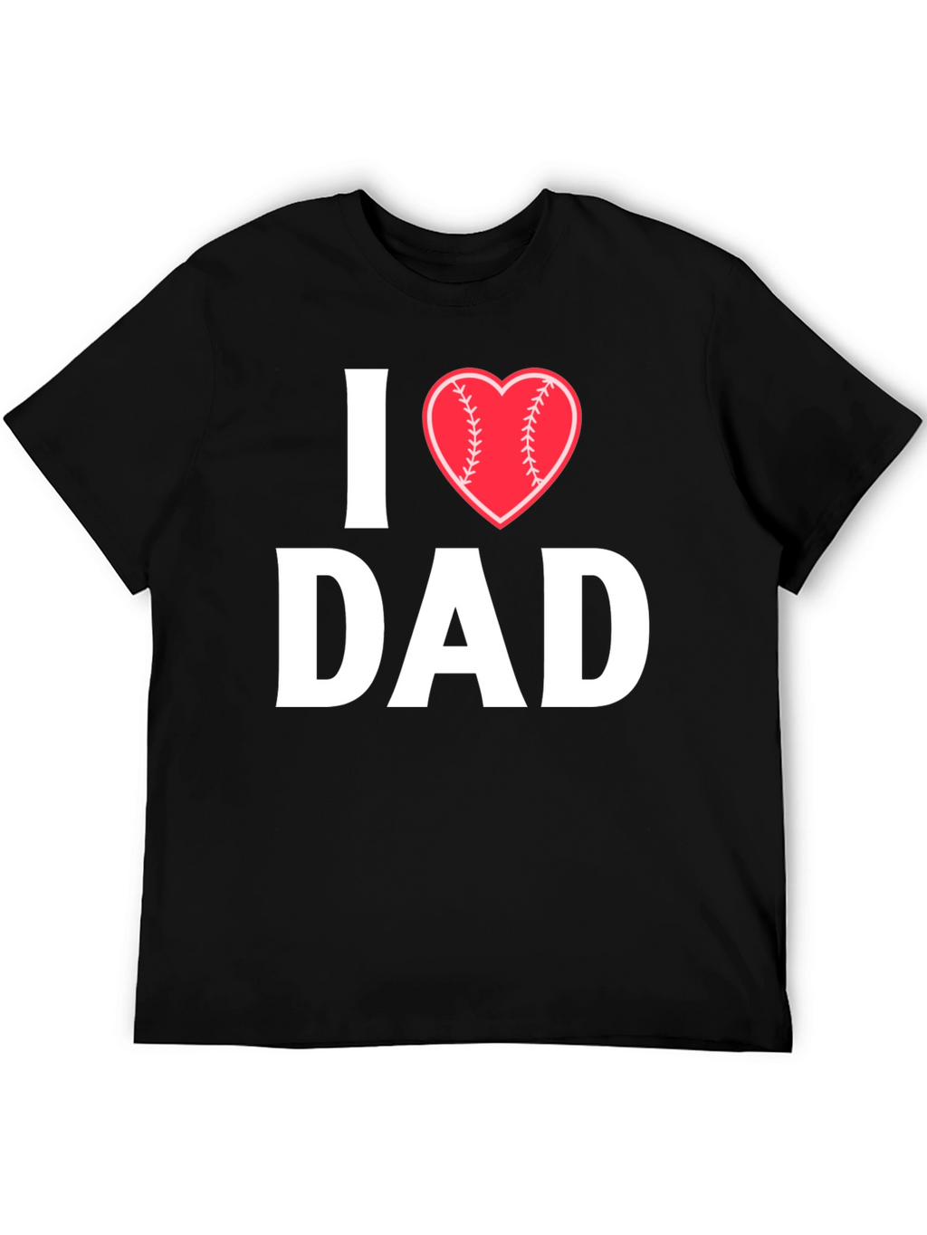 I Heart Baseball Dad T-Shirt