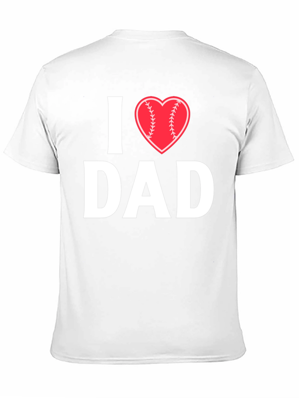 I Heart Baseball Dad T-Shirt