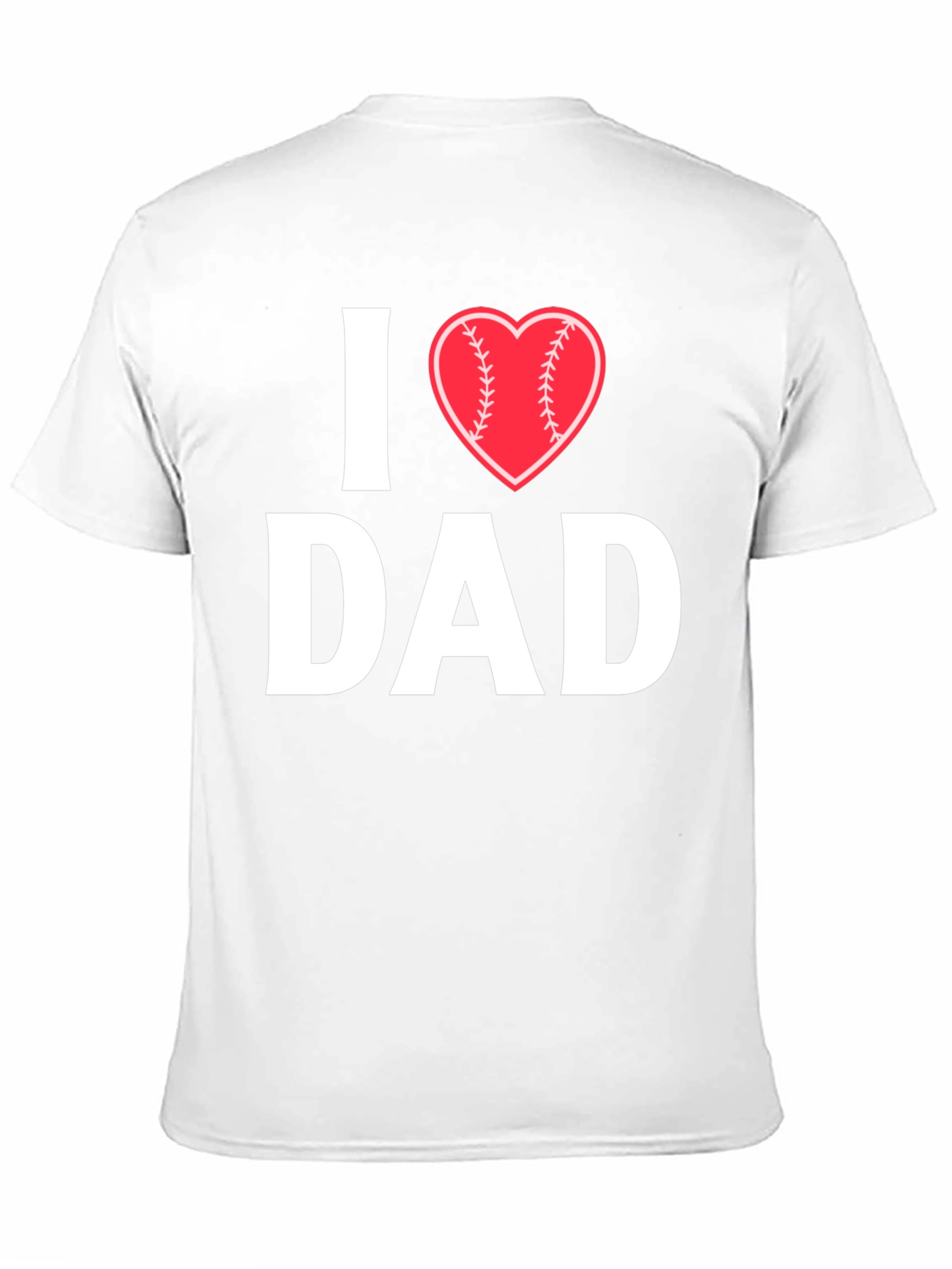 I Heart Baseball Dad T-Shirt
