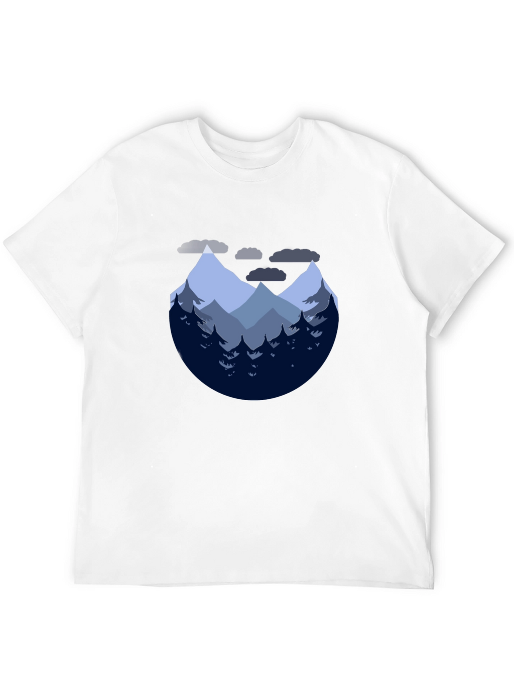 Mountain Graphic Tee - Nature Lovers Black T-Shirt