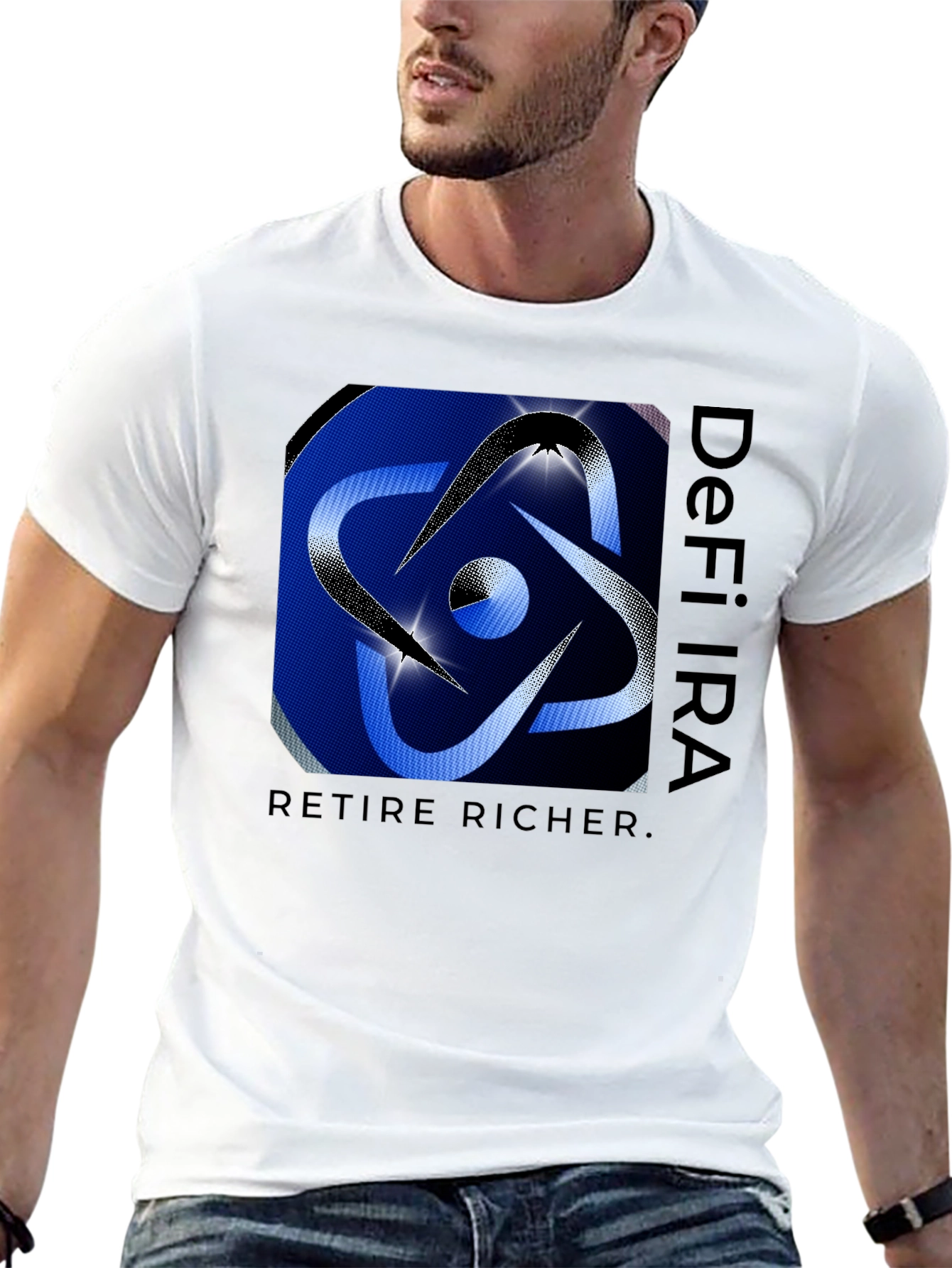DeFi IRA Retire Richer Black T-Shirt
