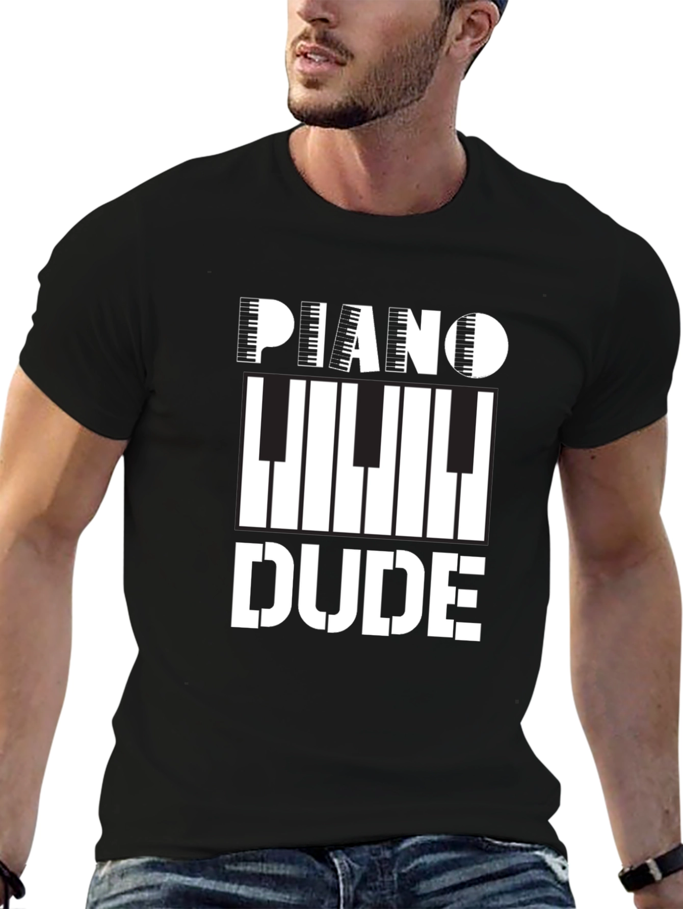 Piano Dude Graphic T-Shirt