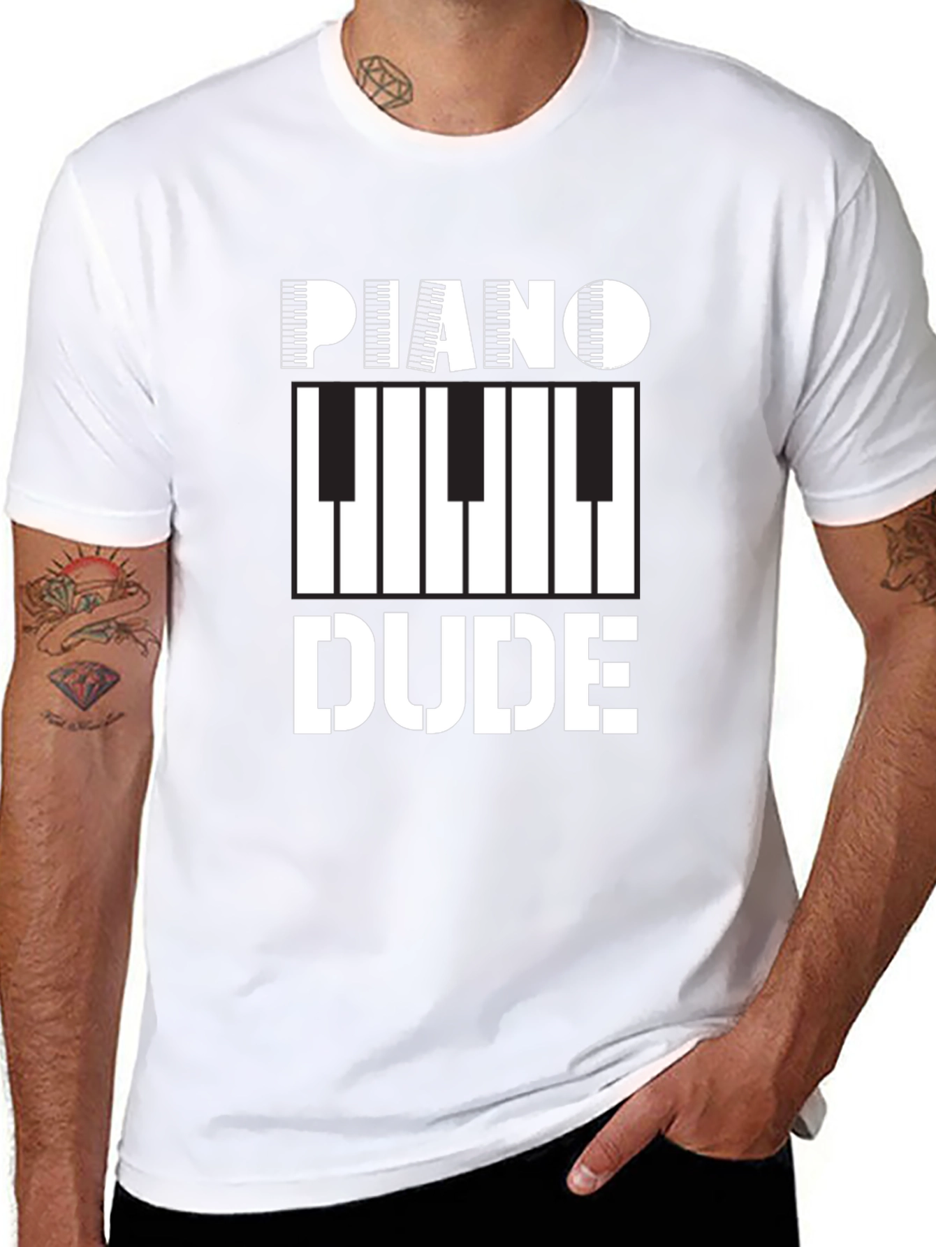 Piano Dude Graphic T-Shirt