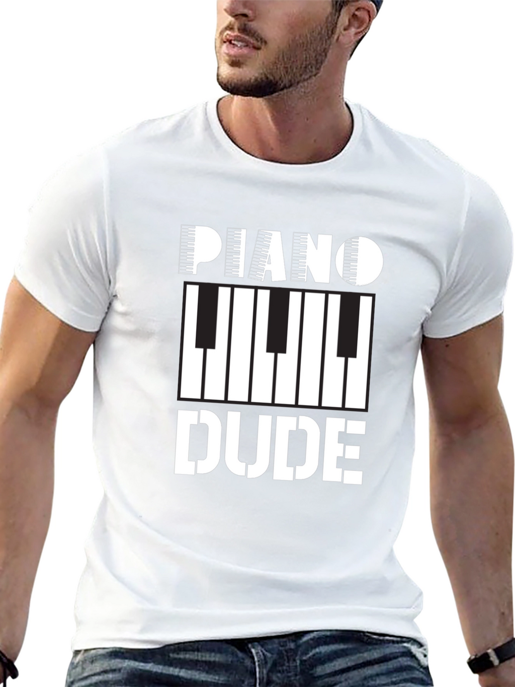 Piano Dude Graphic T-Shirt