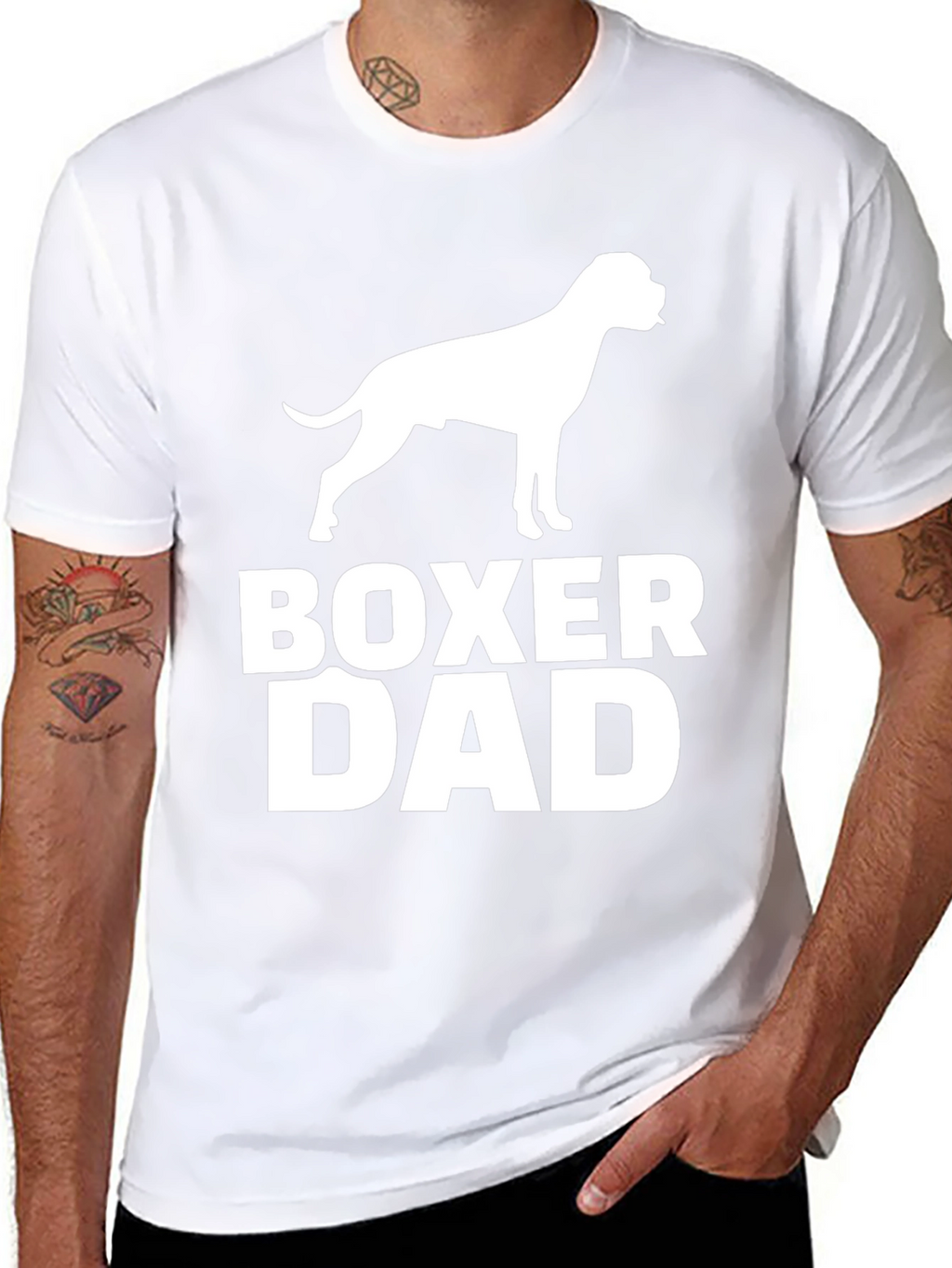 Boxer Dad T-Shirt - Dog Lover Gift