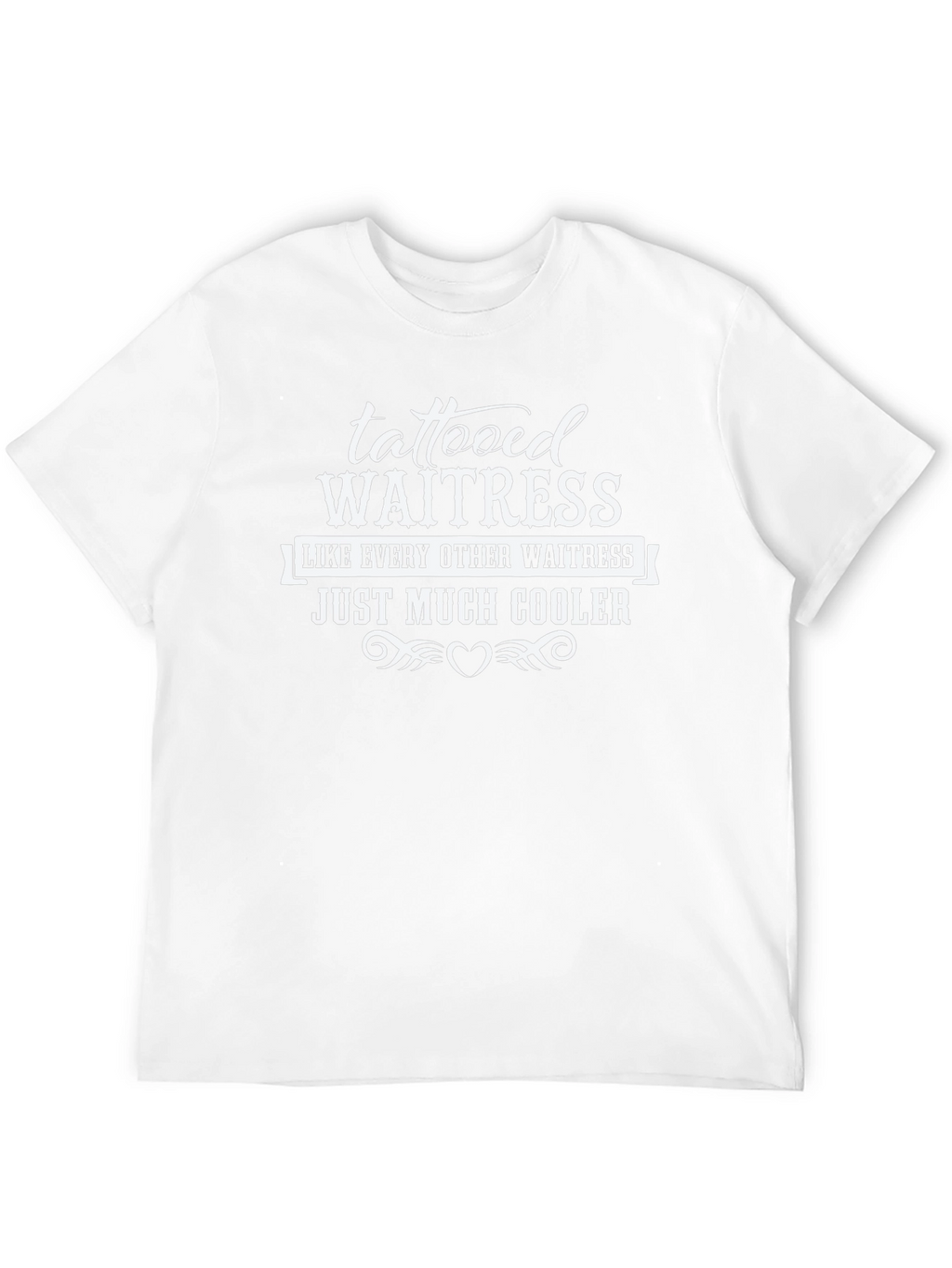 Tattooed Waitress Graphic T-Shirt - Cool & Unique!