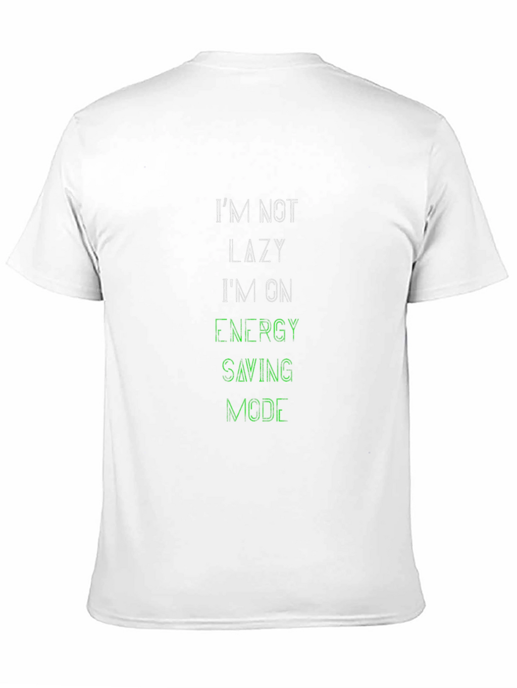 Im Not Lazy Black Graphic Tee
