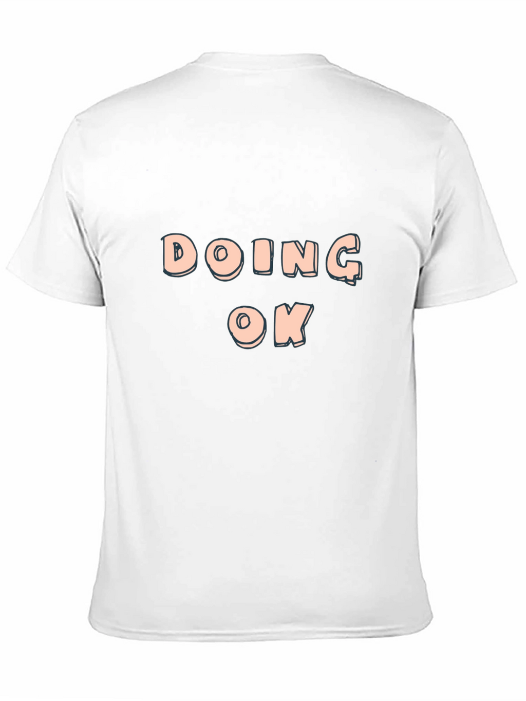 Doing OK Black T-Shirt - Casual Comfort