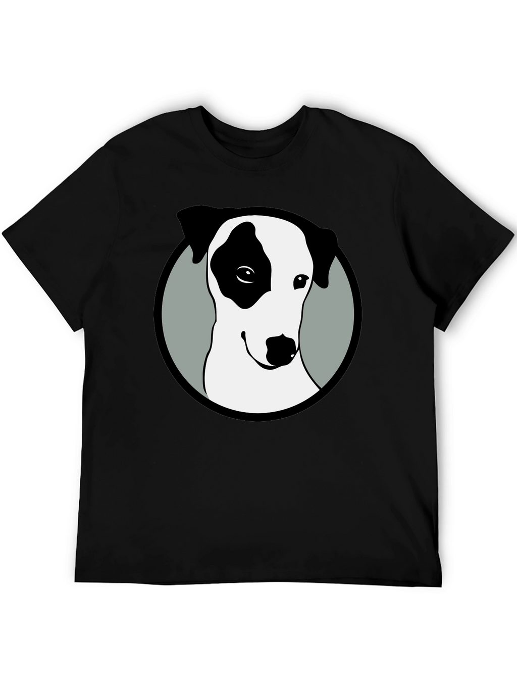 Dog Graphic Black T-Shirt