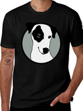 Dog Graphic Black T-Shirt