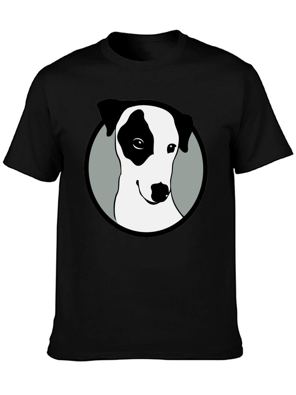 Dog Graphic Black T-Shirt