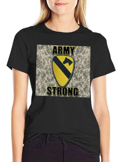 Army Strong T-Shirt: 1st Cavalry Division Design
