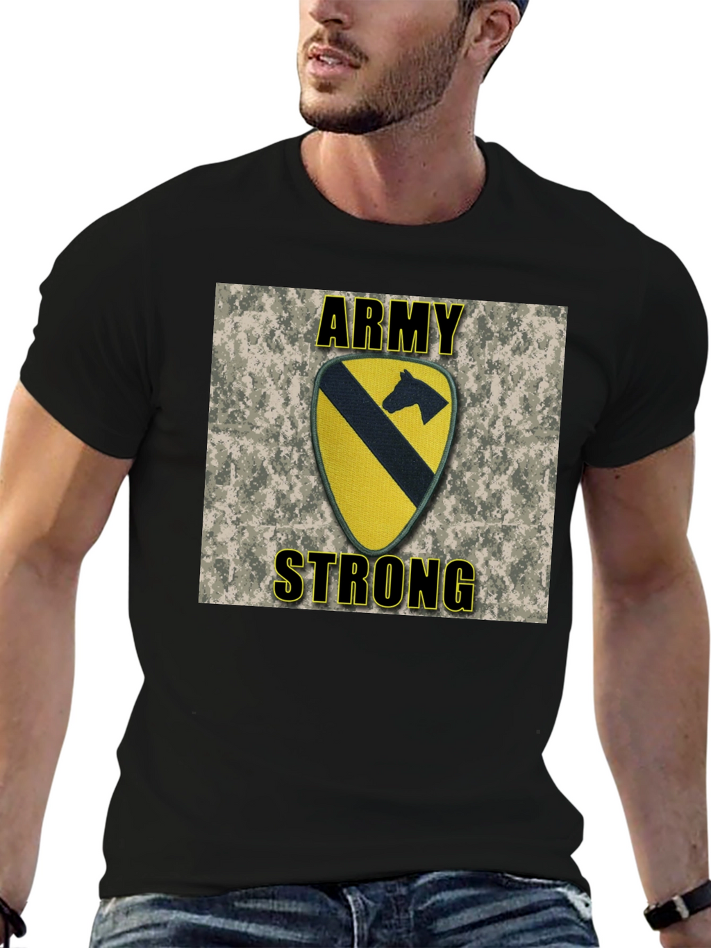 Army Strong T-Shirt: 1st Cavalry Division Design