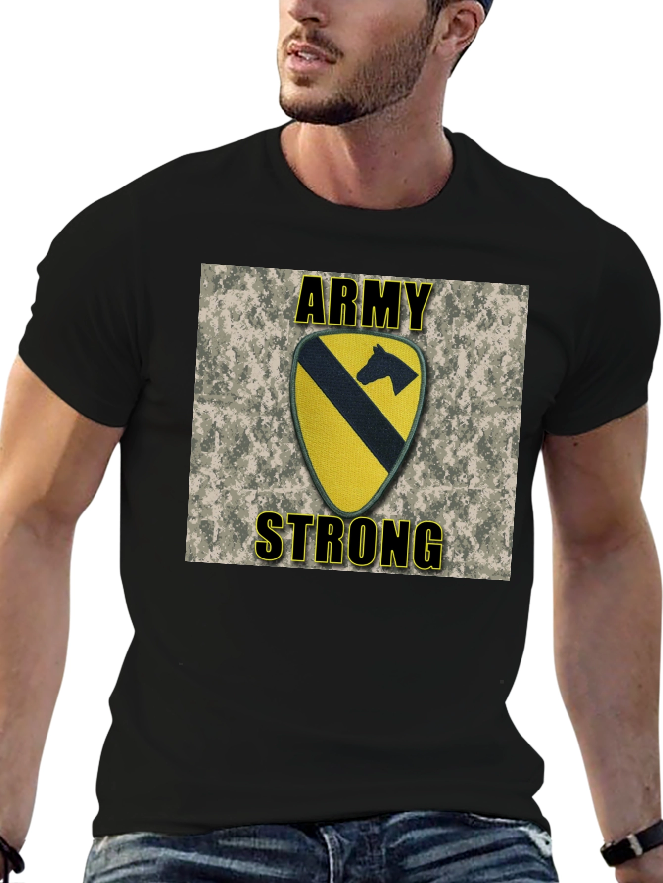 Army Strong T-Shirt: 1st Cavalry Division Design