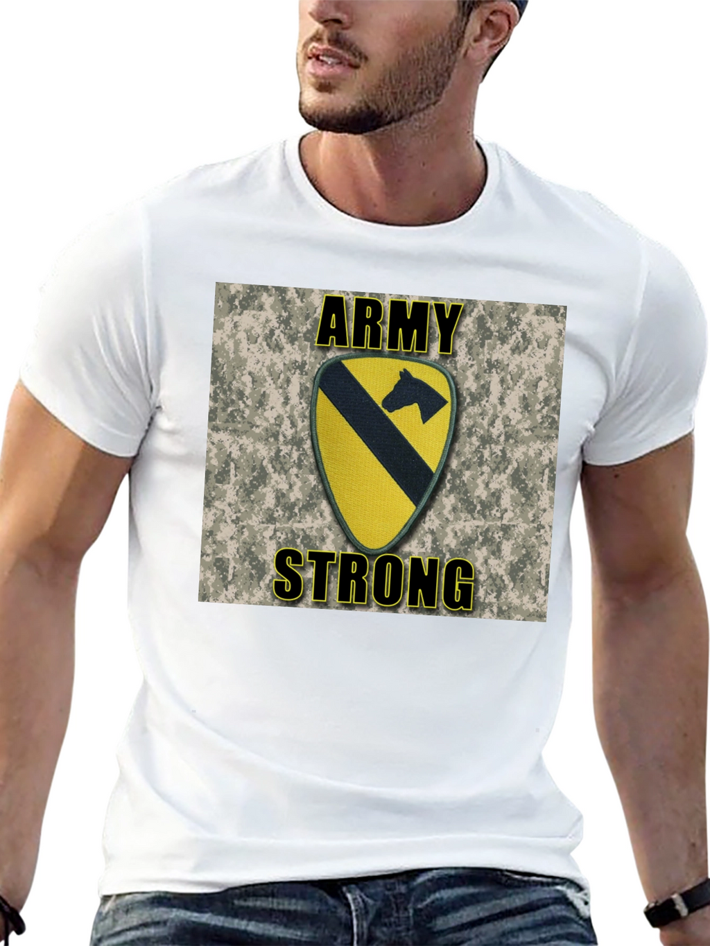Army Strong T-Shirt: 1st Cavalry Division Design