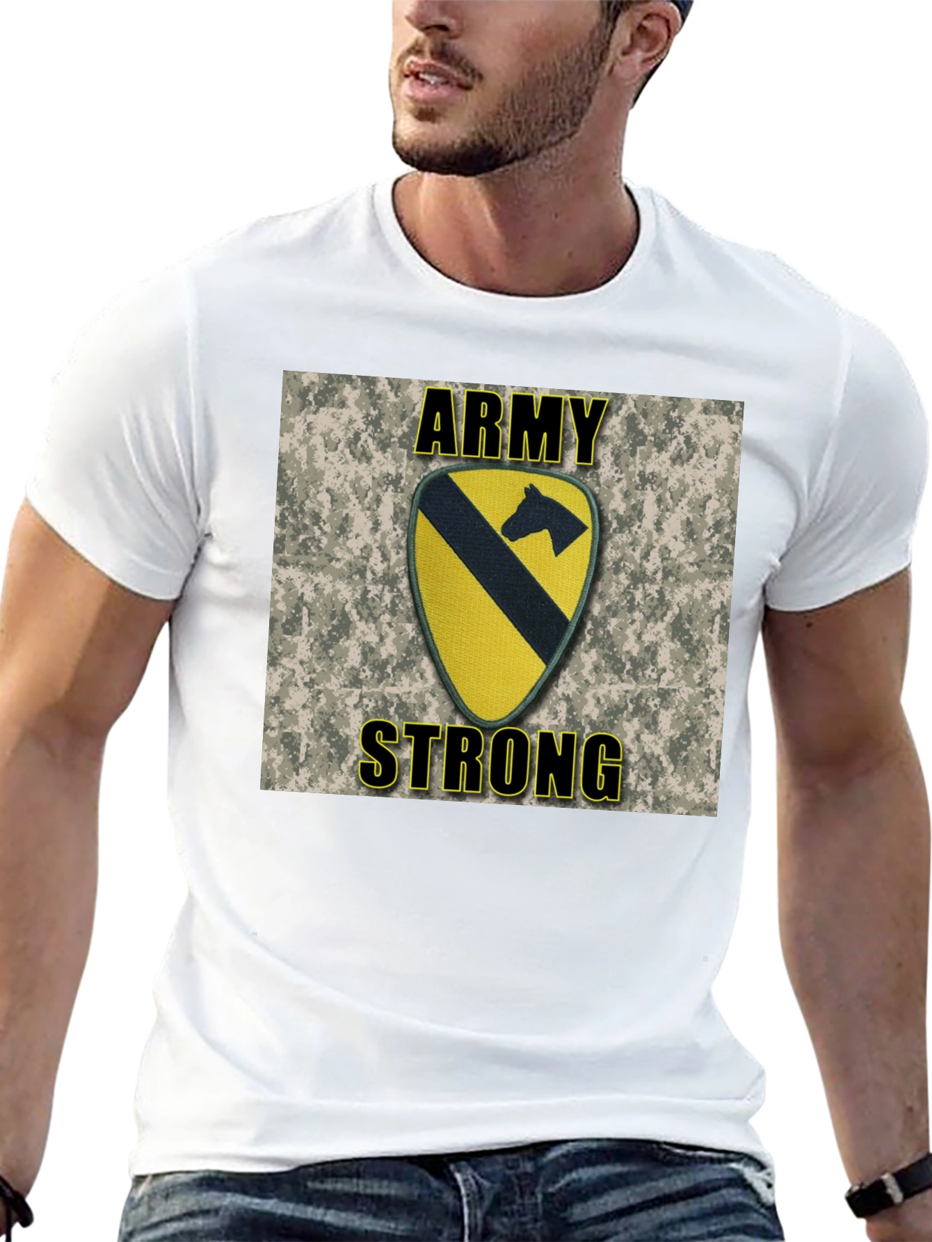 Army Strong T-Shirt: 1st Cavalry Division Design