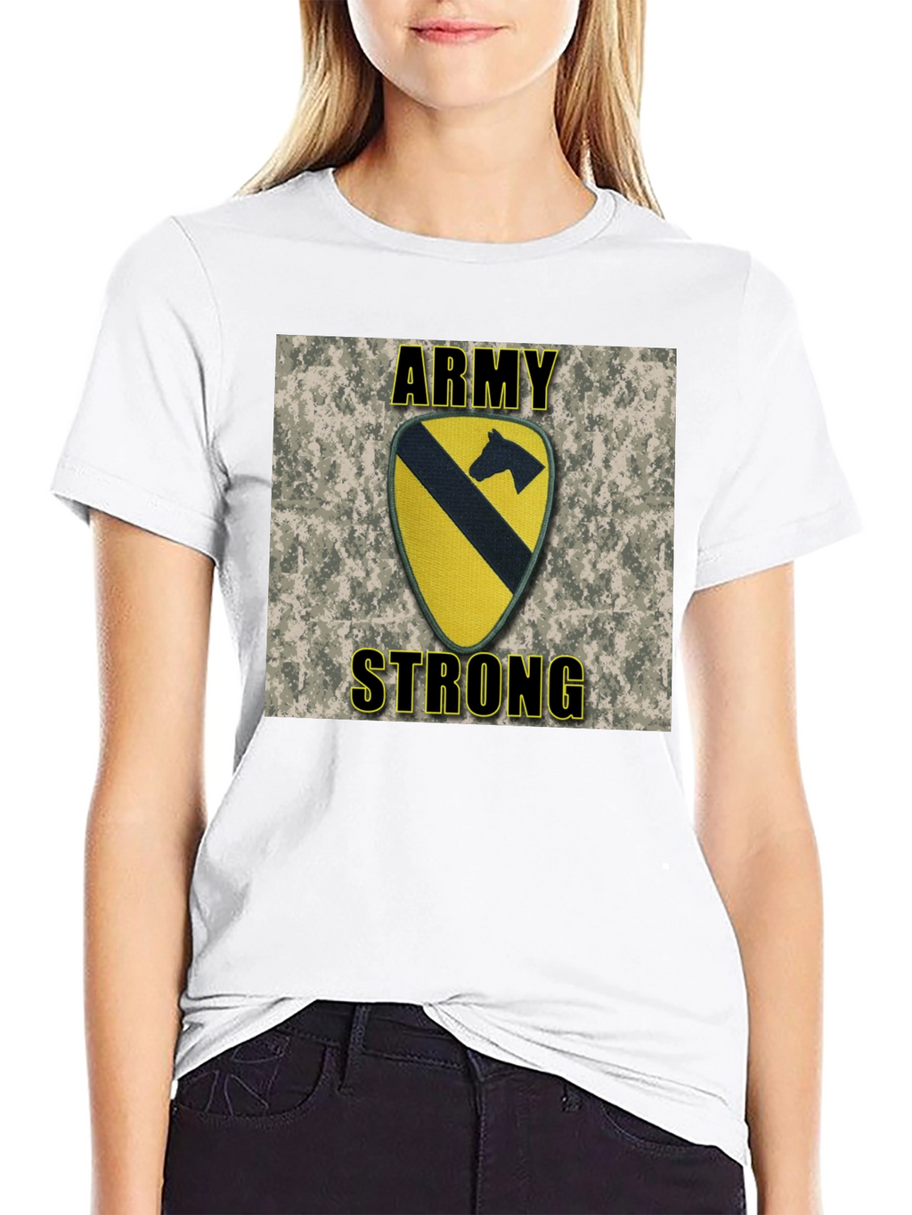 Army Strong T-Shirt: 1st Cavalry Division Design