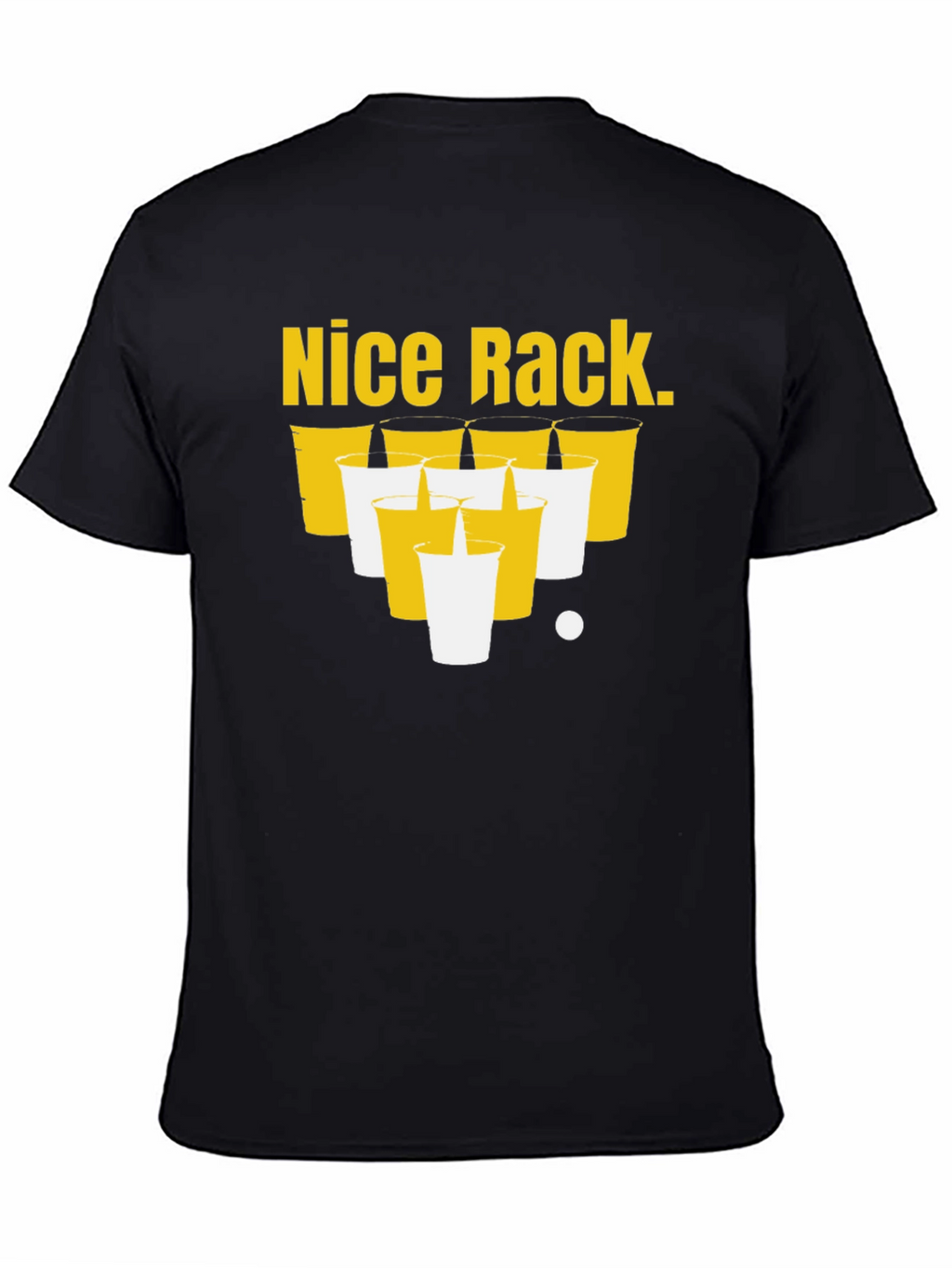 Nice Rack Beer Pong T-Shirt Funny Party Tee
