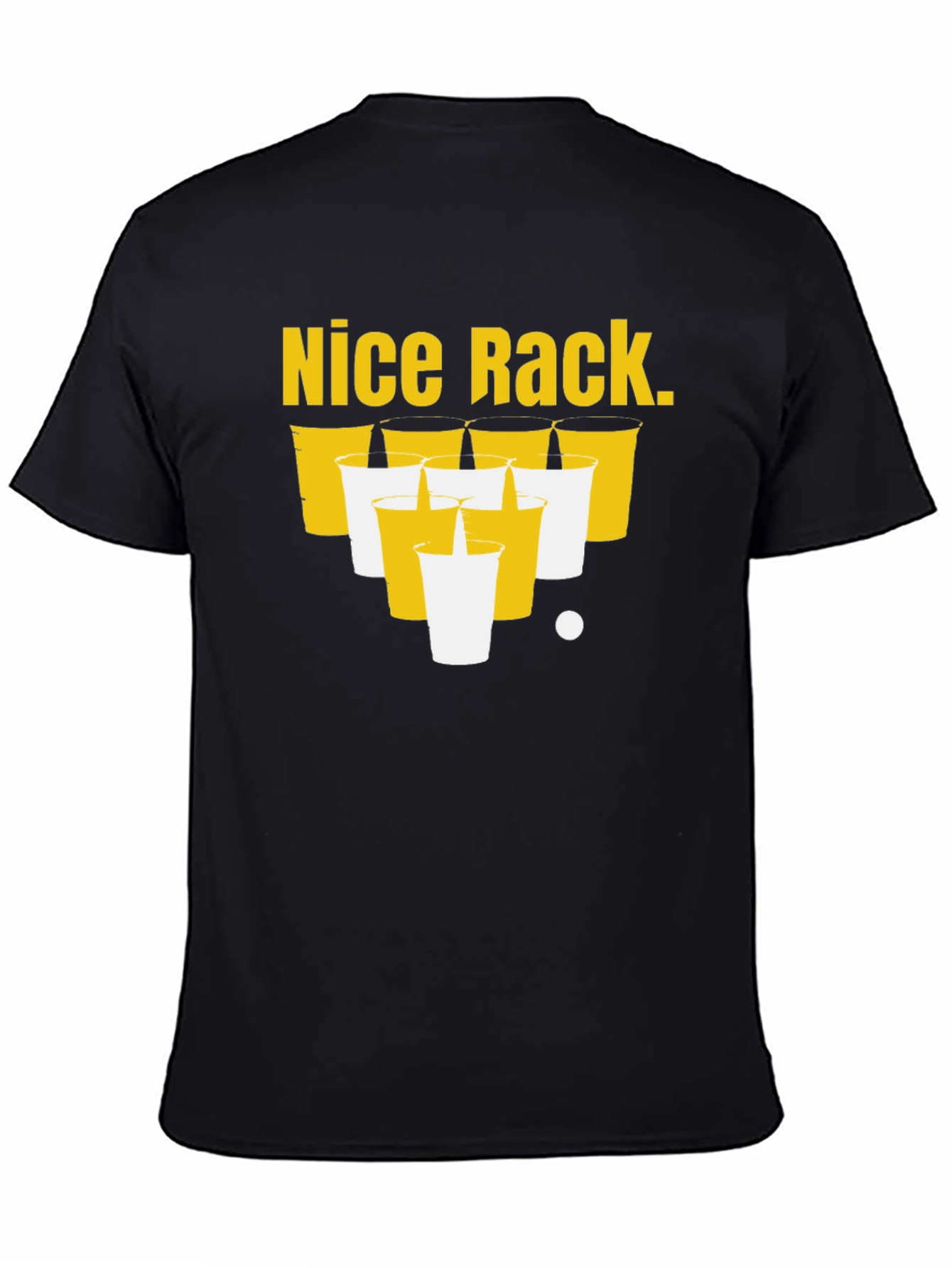 Nice Rack Beer Pong T-Shirt Funny Party Tee