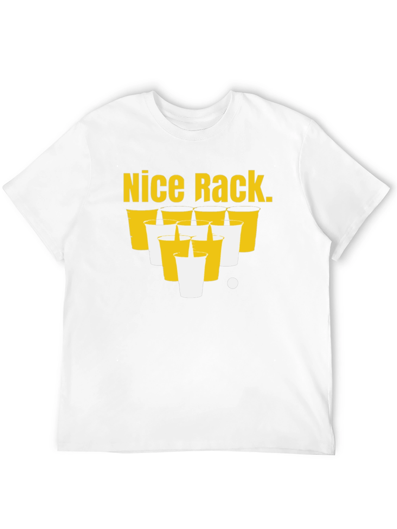 Nice Rack Beer Pong T-Shirt Funny Party Tee
