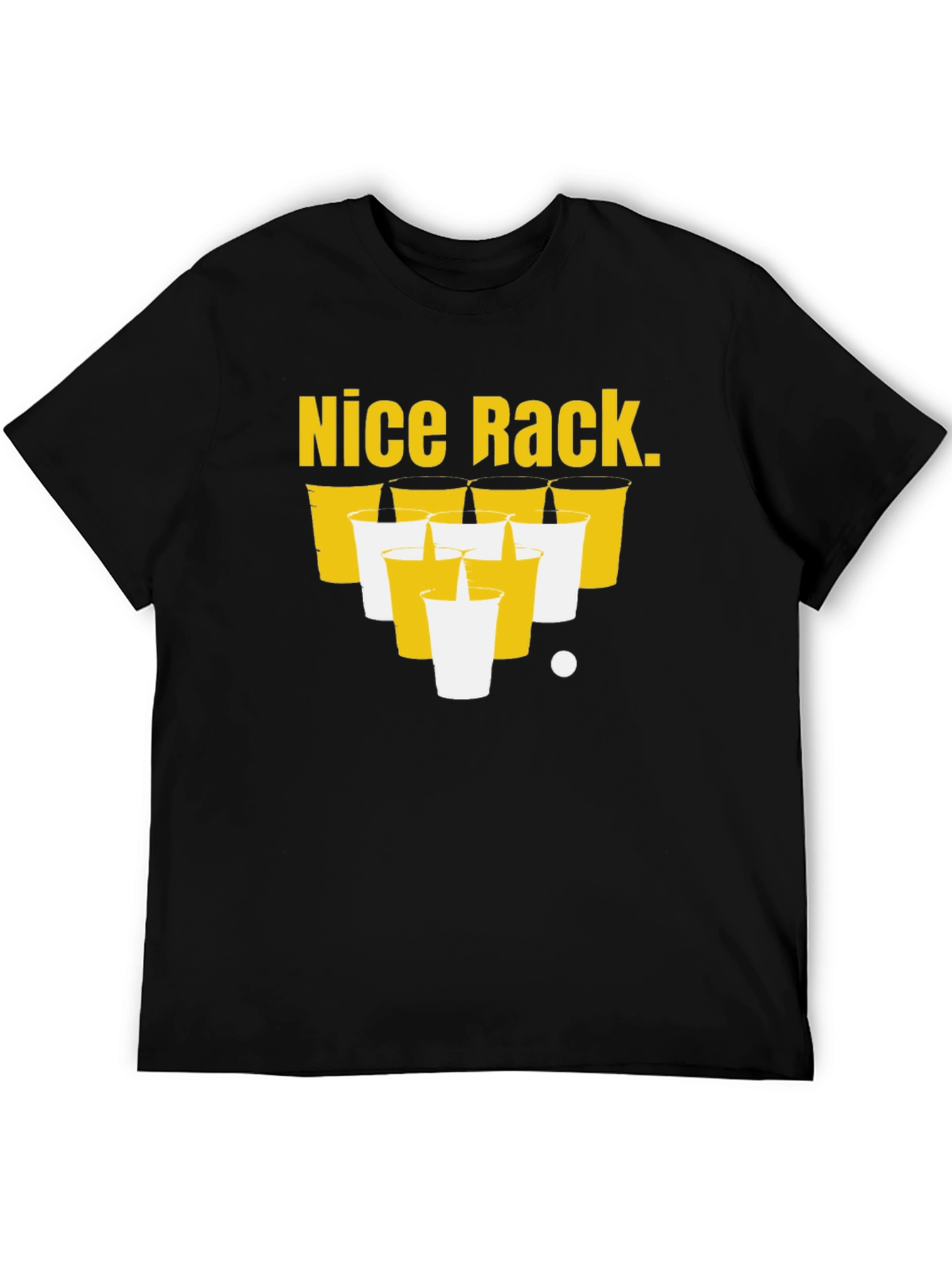 Nice Rack Beer Pong T-Shirt Funny Party Tee