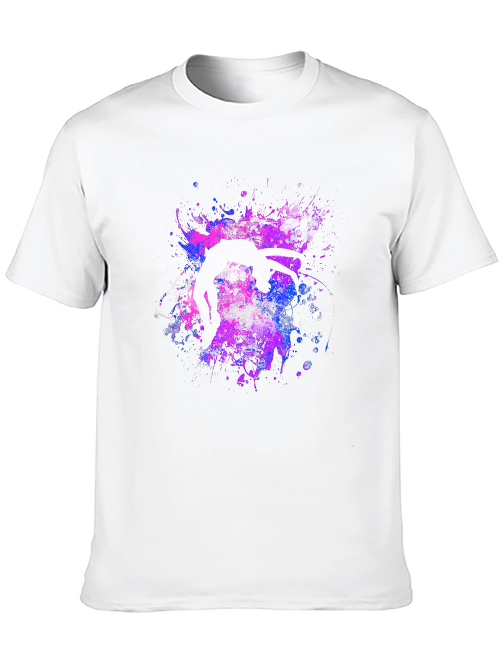 Abstract Tumbler Graphic T-Shirt